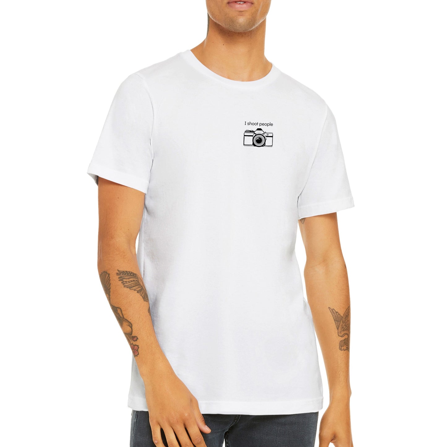 Premium Unisex T-Shirt mit Rundhalsausschnitt