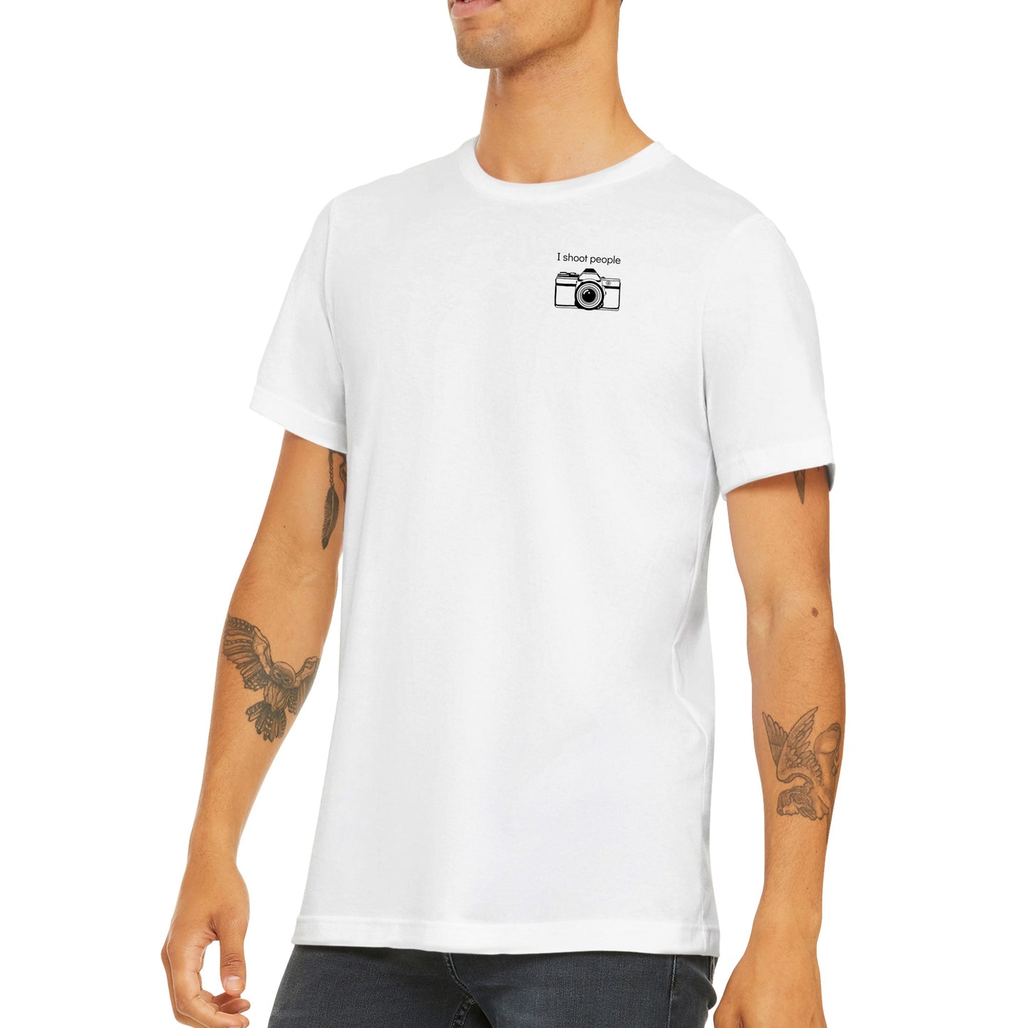 Premium Unisex T-Shirt mit Rundhalsausschnitt